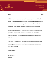 Professional Edgy Letterhead Design