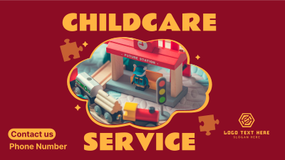 Childcare Daycare Service Facebook event cover Image Preview
