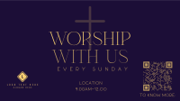 Modern Worship Facebook event cover Image Preview