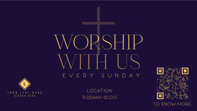 Modern Worship Facebook event cover Image Preview