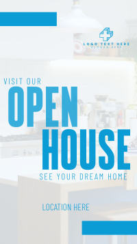 Minimalist Open House Video Image Preview