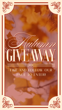 Autumn Giveaway Facebook story Image Preview