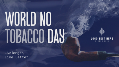 Minimalist No Tobacco Day Facebook event cover Image Preview