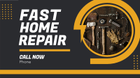 Fast Home Repair Facebook Event Cover Design