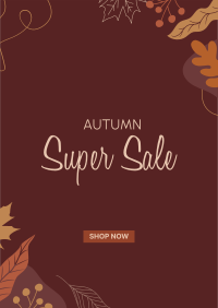 Autumn Leaves Sale Flyer Design