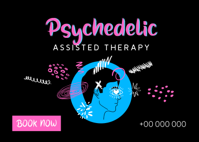 Psychedelic Assisted Therapy Postcard Image Preview