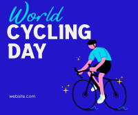Cycling Day Facebook Post Design