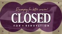 Minimalist Closed Remodeling Animation Preview