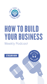 Building Business Podcast Instagram Story Design