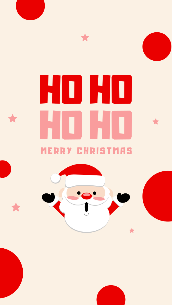 HO HO HO Facebook Story Design