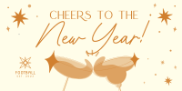 Rustic New Year Greeting Twitter Post Design