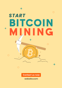 Start Crypto Mining Poster Image Preview