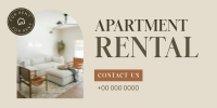 Apartment Rental Minimalist Twitter Post Image Preview