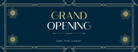 Art Deco Grand Opening Facebook cover Image Preview