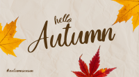 Autumn Leaves Zoom Background Design