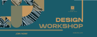 Modern Abstract Design Workshop Facebook cover Image Preview