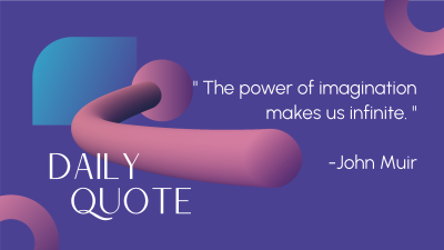 Aesthetic Daily Quote Facebook event cover Image Preview