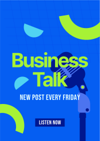 Business Podcast Flyer Design