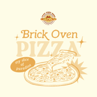 Retro Brick Oven Pizza T-shirt Preview