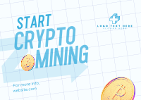 Crypto Mining Secrets Postcard Image Preview