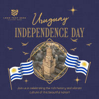 Uruguay Independence Celebration Instagram Post Design