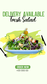 Fresh Salad Instagram story Image Preview