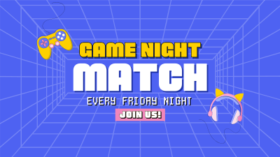Game Night Match YouTube cover (channel art) Image Preview