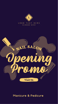 Nail Salon Promotion Instagram Story Design