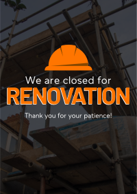 Closed for Renovation Poster Image Preview
