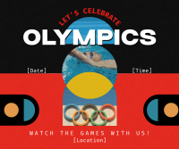 Formal Olympics Watch Party Facebook post Image Preview