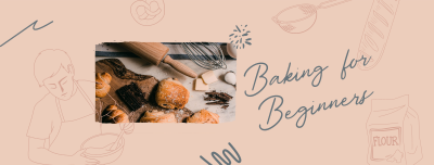 Beginner Baking Class Facebook cover Image Preview