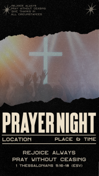 Modern Prayer Night TikTok Video Design