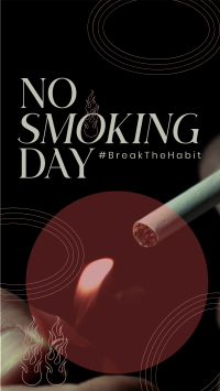 Modern No Smoking Day Video Image Preview