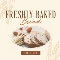 Earthy Bread Bakery Linkedin Post Design