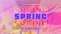 Exclusive Spring Giveaway Facebook event cover Image Preview