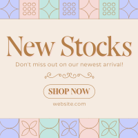 New Stocks Arrival Instagram Post Preview