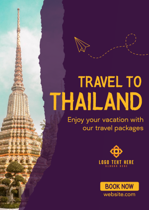 Thailand Travel Poster Image Preview