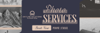 Photography Services Minimal Twitter Header Image Preview