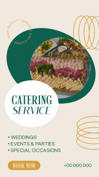 Classy Catering Service Instagram Reel Design