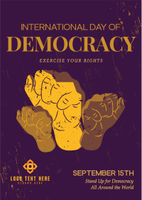 World Democracy Editorial Flyer Preview