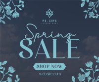 Spring Sale Flowers Facebook post Image Preview