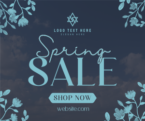 Spring Sale Flowers Facebook post Image Preview