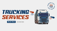 Moving Trucks for Rent Facebook Event Cover Design