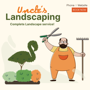 Uncle's Landscaping Instagram post Image Preview