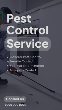 Minimalist Pest Control Instagram reel Image Preview