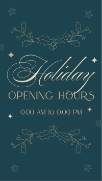 Elegant Holiday Opening TikTok video Image Preview