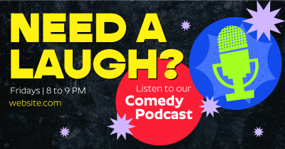 Podcast for Laughs Facebook ad Image Preview