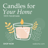 Home Candle Instagram Post Preview