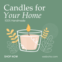 Home Candle Instagram post Image Preview