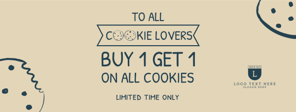 Cookie Lover Promo Facebook Cover Design Image Preview